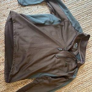 Drake Men's Brown and Olive Lightweight Shirt Jacket